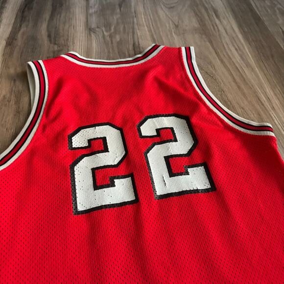 Vintage 1970s Russell Athletic Basketball Jersey Size S 38 Central Red - Picture 7 of 7